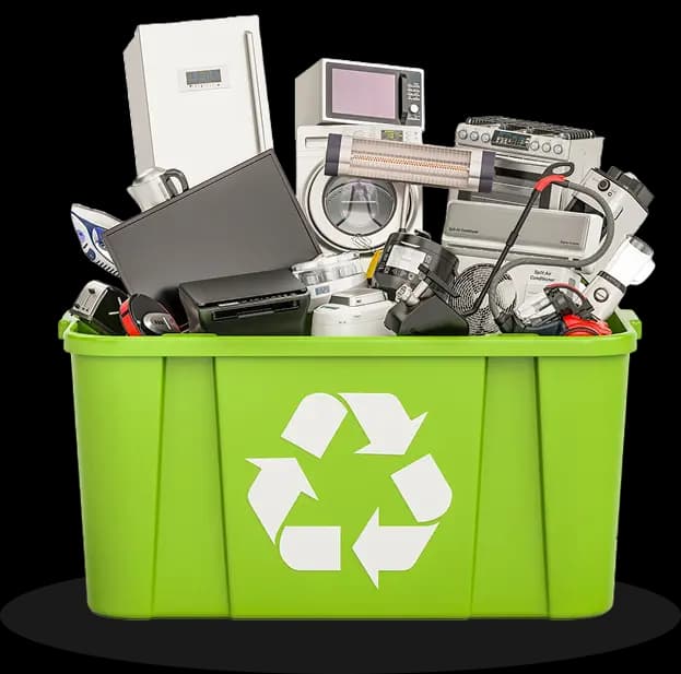 Electronics collected for e-waste recycling in San Diego